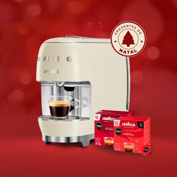 máquina smeg creme + 108 cápsulas