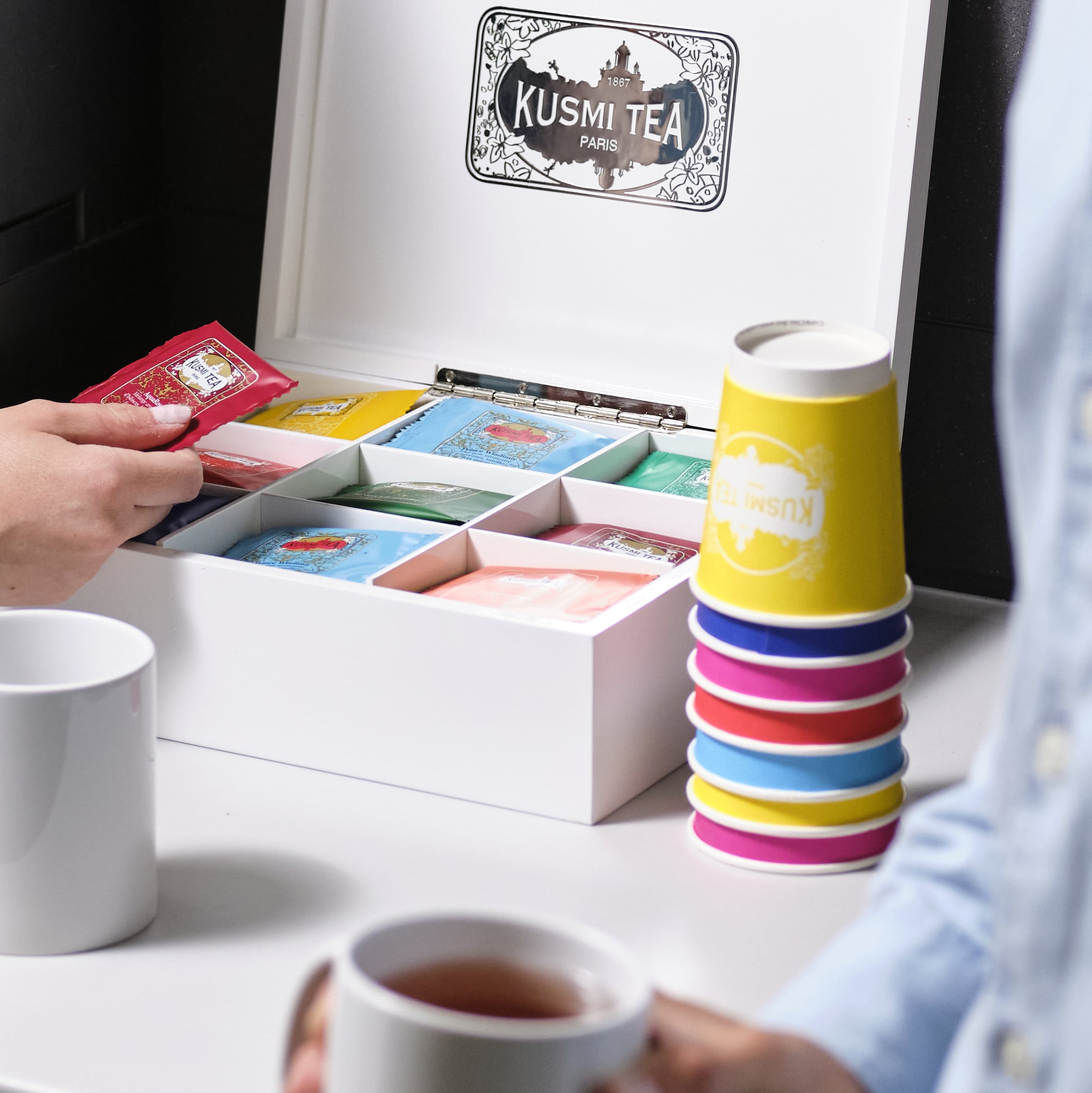 copos para chá em papel | kusmi