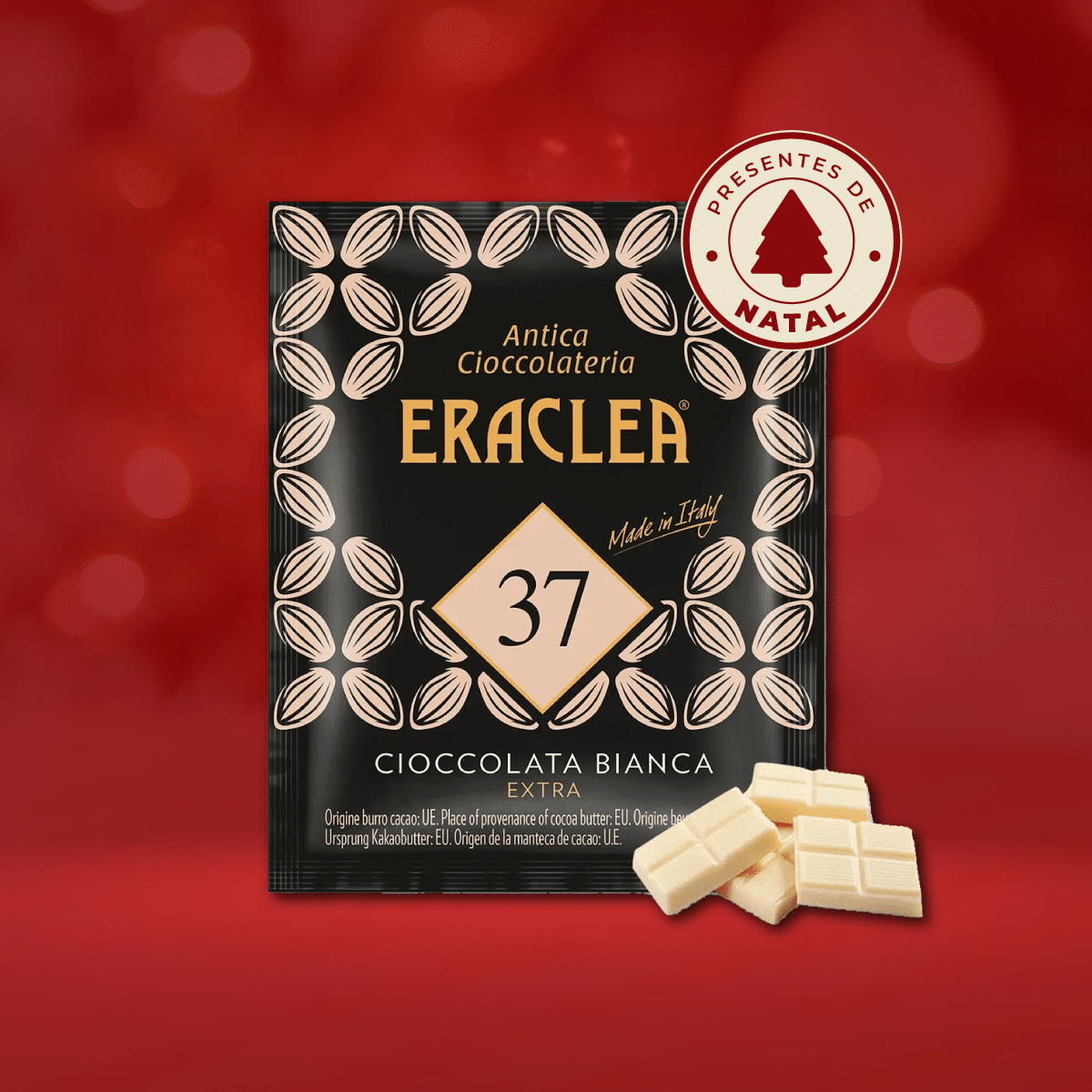 chocolate eraclea branco (glúten free)