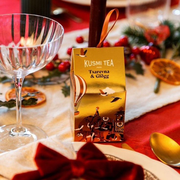 coffret com 2 miniaturas | uma aventura de natal kusmi