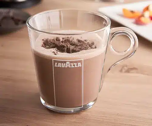preparado chocolate lavazza